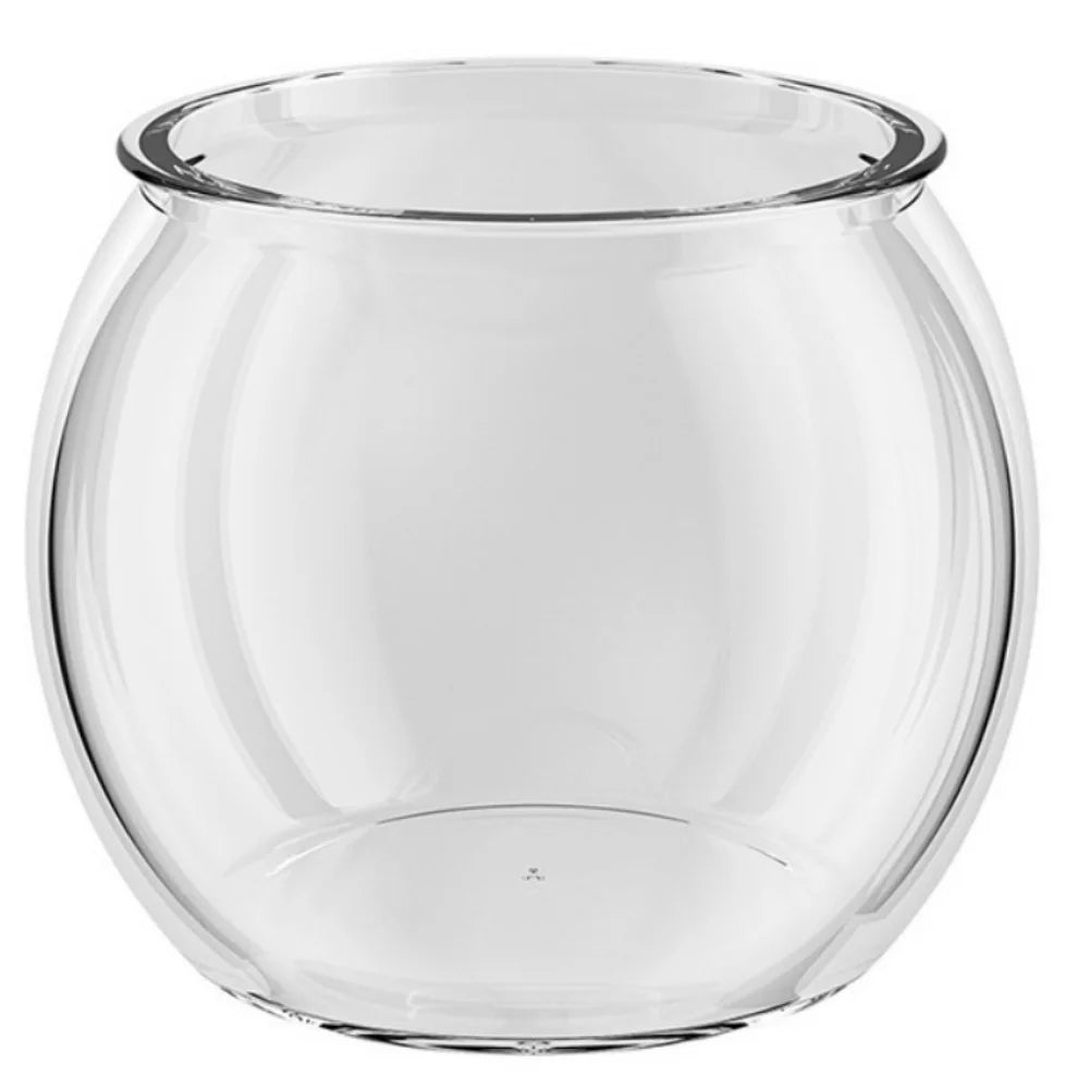 Ultra Clear Round Fish Bowl Goldfish Bowl Household Desktop Fish Tank 360-Degree View Decorative Fish Viewing Tank