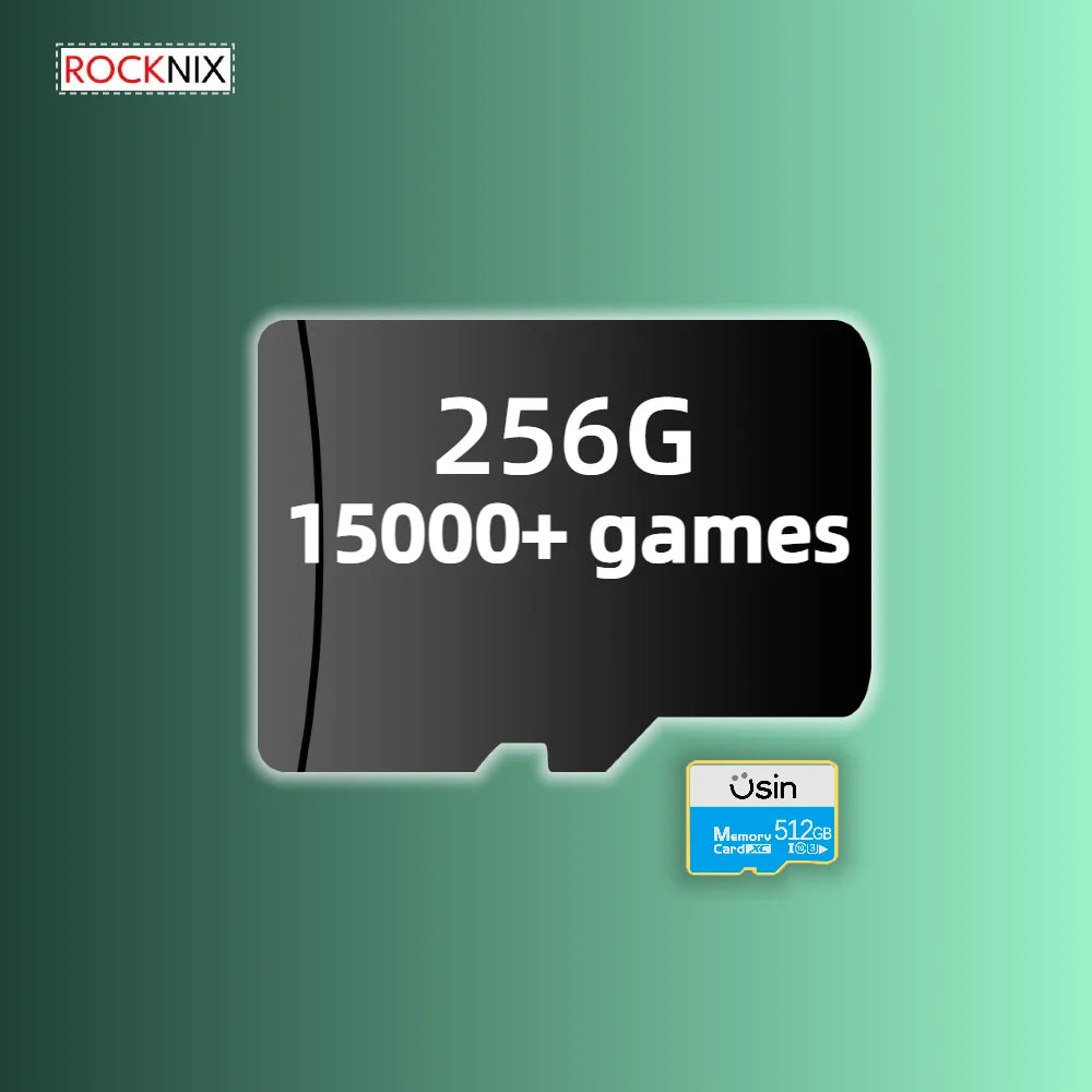Tarjeta de juego ROCKNIX TF para Retroid Pocket Flip2 plug &amp; play juegos Retro clásicos consola portátil memoria SD solo para SD865