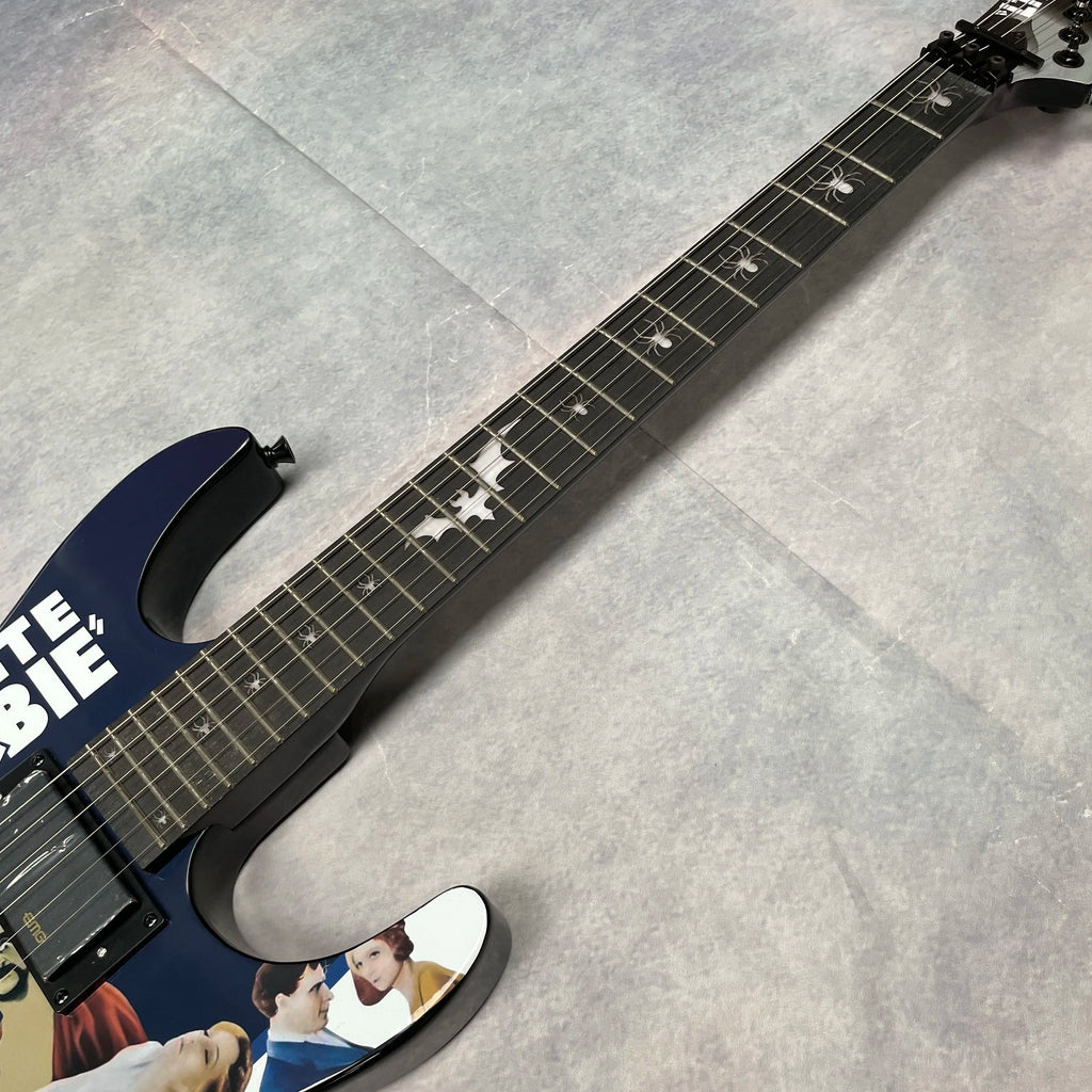 Guitarra eléctrica negra personalizada de 6 cuerdas, diapasón de palisandro, caoba, herrajes negros, guitarra eléctrica