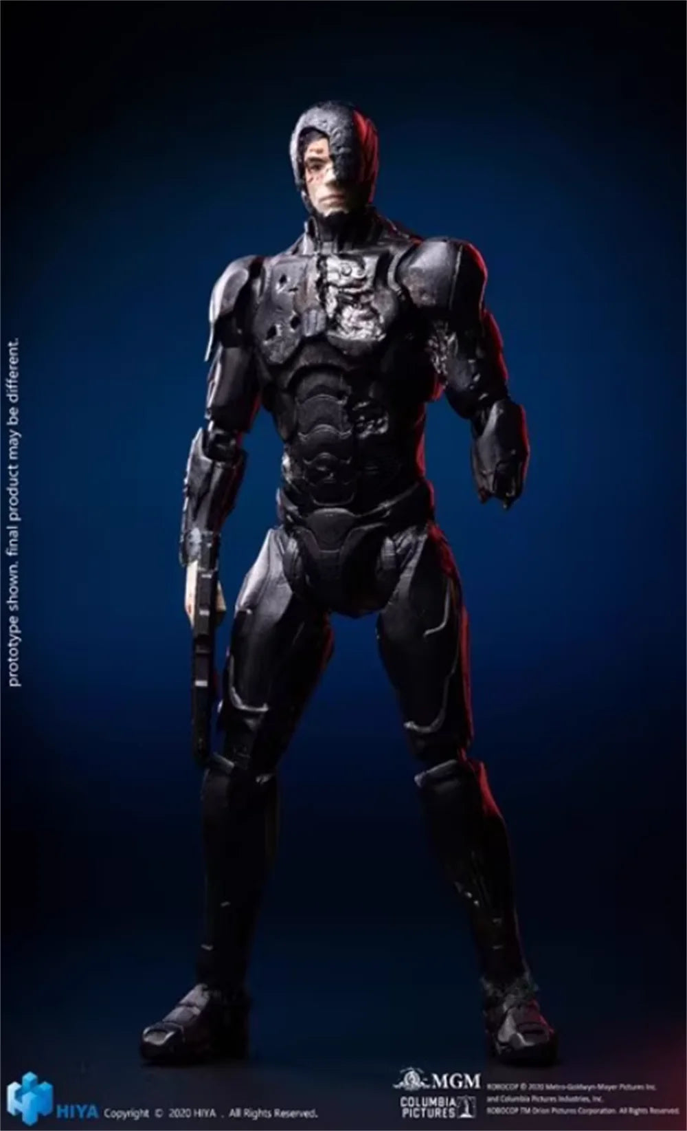 Hiyatoys Serie de Mini Juguetes 1/18 LP0023 LP0024 Blood Warrior Predator Articulación Completa Armas Soldado Plataforma de Soporte Para Colección