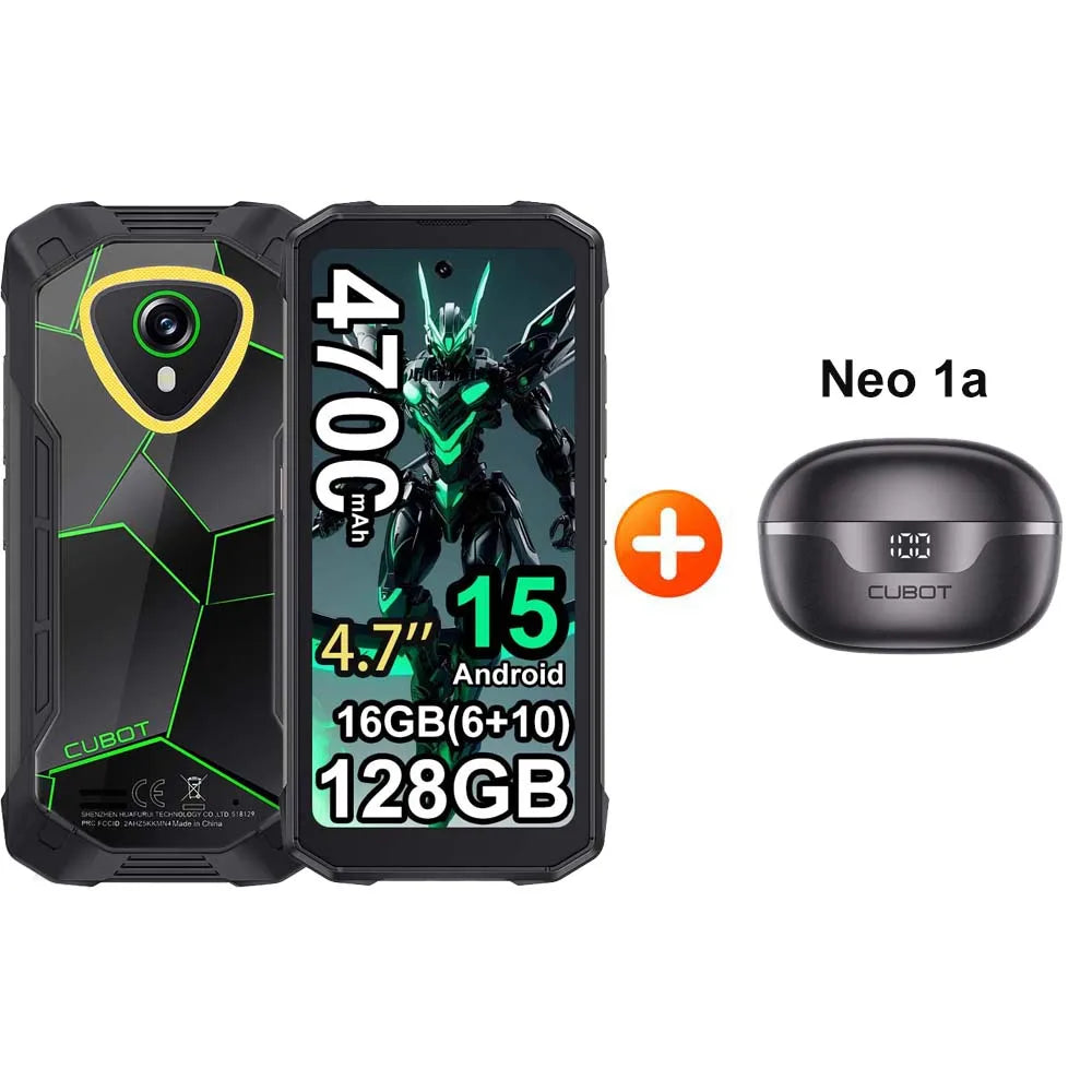 [Enviado desde Polonia] Cubot KingKong Mini 4 Mini Smartphone resistente pantalla de 4,7 pulgadas 90Hz 4700mAh 6GB+128GB NFC 48MP Android 15