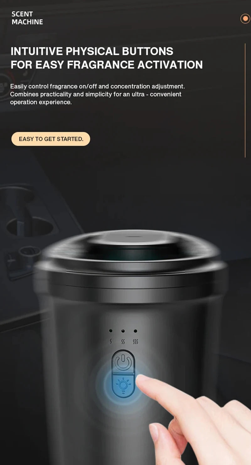 Difusor de Aromaterapia Inteligente para Automóvil NAMSTE, Ambientador para el Hogar y el Automóvil, Elimina Olores, Humidificador, Difusor de Aceites Esenciales