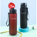 Botella de Agua Deportiva a Prueba de Fugas, Libre de BPA, de Alta Calidad, Portátil para Excursiones y Senderismo, Mis Botellas de Bebidas Favoritas, 650 ml