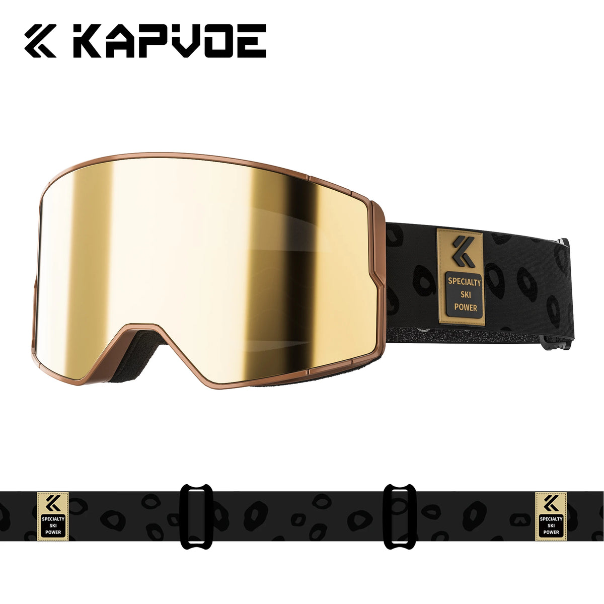 Kapvoe, nuevas gafas de esquí para hombre, máscara antiniebla para Snowboard, gafas de nieve fotocromáticas para mujer, gafas de protección UV400, gafas de invierno para moto de nieve