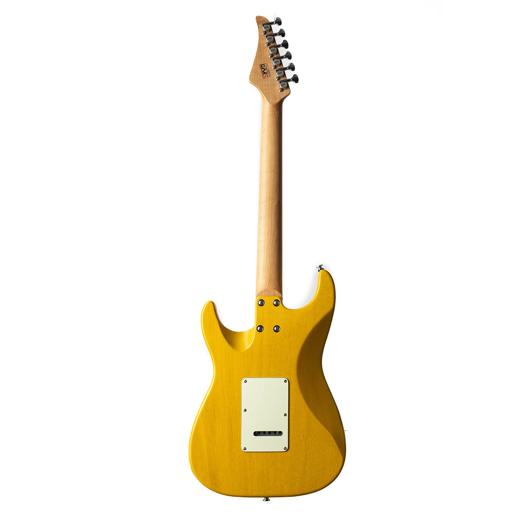 EART Guitars Nexus-S1 Guitarra eléctrica S-S-S de arce tostado/caoba de 25,5"