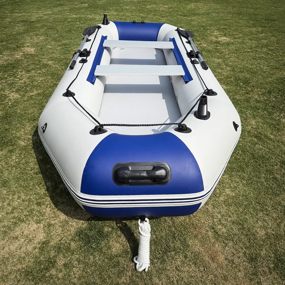 Kayak inflable del remo del barco del PVC, 3,3 m, 5 personas, bote de la canoa de pescar con los accesorios para los deportes acuáticos al aire libre