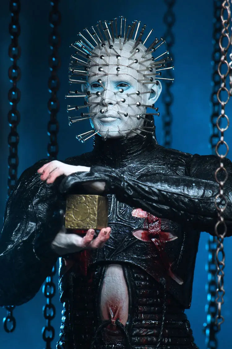 NUEVA Figura de Acción Coleccionable Hellraiser Pinhead Ultimate de 18CM en Caja, Modelo de Juguete para Regalo
