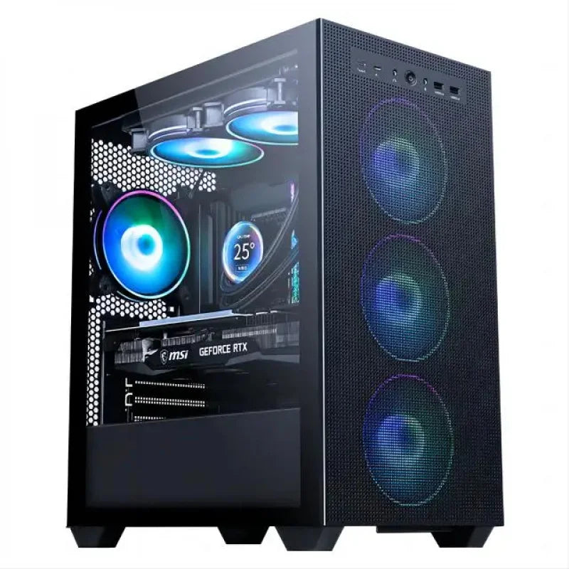 PC para juegos AOTESIER Ryzen A87680 500GB NVME con Windows 10 Pro, computadora de escritorio para unidad de sistema, PC personalizable, PC gamer, ensamblaje de PC.