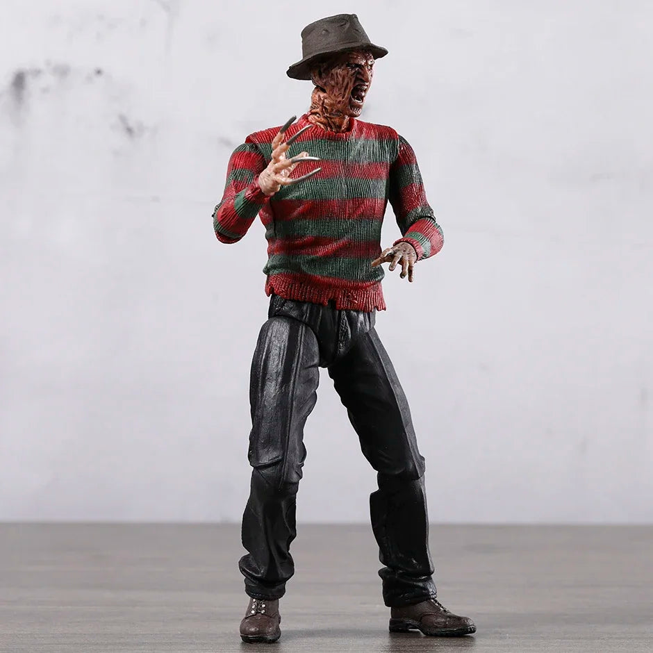 NECA Nightmare Parte 2 Figura de acción de Freddy juguete de modelos coleccionables figura de película de terror de Halloween
