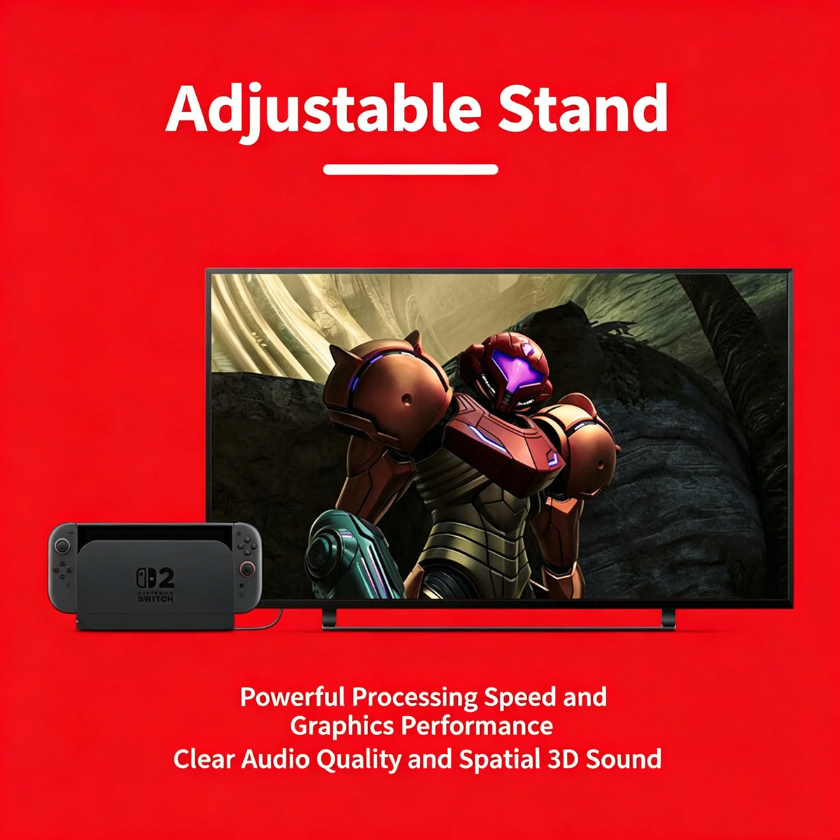 Consola de Juegos Original NS2 Nintendo Switch 2 |   Pantalla de 7.9 Pulgadas, Controlador Joy-Con, Audio Mejorado y Diseño Ajustable, Nuevo Modelo 2026