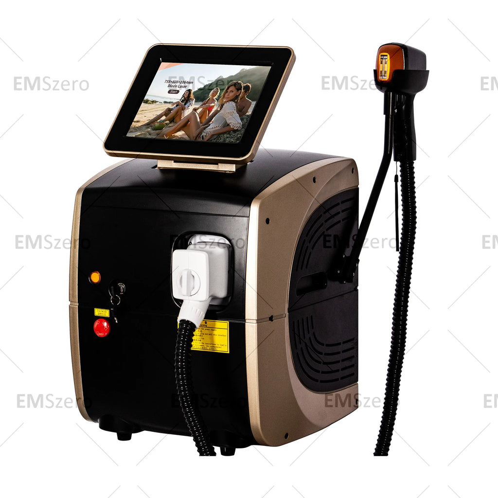 Máquina de Depilación Láser de Diodo de 5000W 808nm, Depilación Corporal Permanente Sin Dolor con Punto de Congelación, Equipo de Belleza para Salón