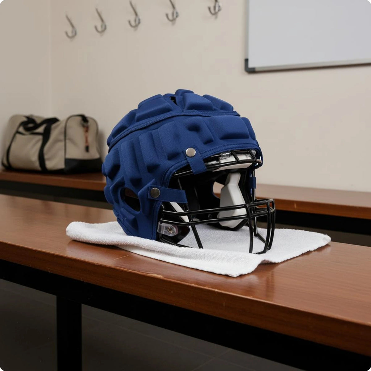 Protector de casco de fútbol americano, cubierta para casco de fútbol americano, equipo deportivo, reducción de impactos, fácil de instalar