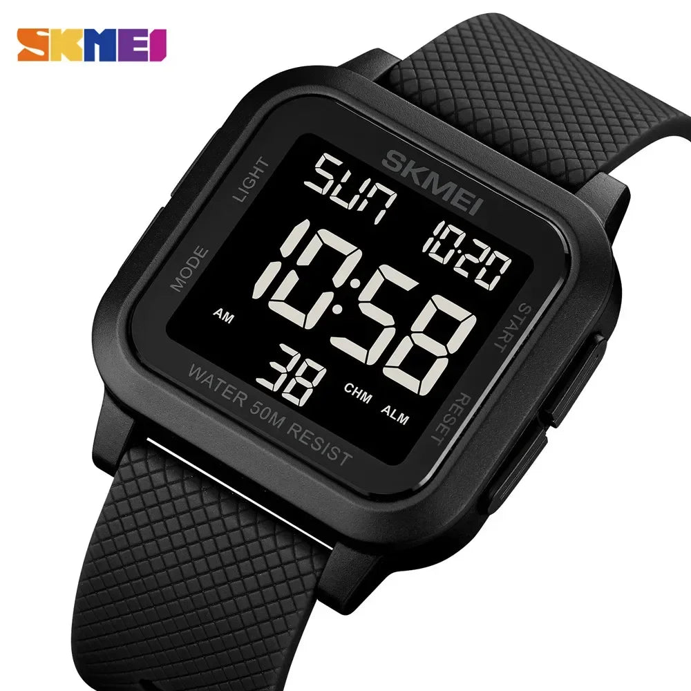 Reloj digital militar SKMEI 1894 para hombre, resistente al agua, reloj deportivo electrónico a prueba de golpes, con cuenta regresiva 1841 Montre Homme