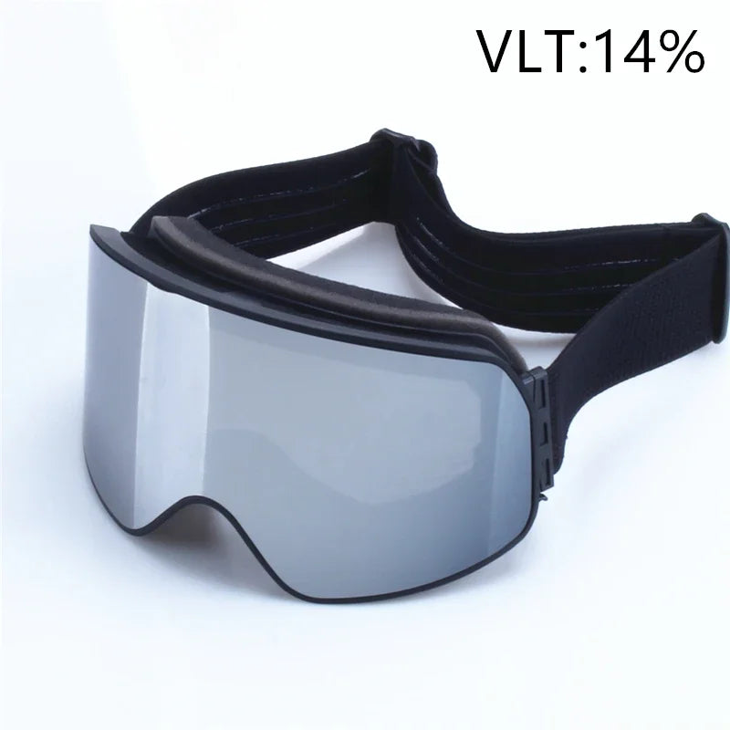 Gafas de esquí y snowboard para mujer y hombre, gafas de protección para esquiar, protección UV 400 contra la nieve, para usar sobre gafas, diseño cilíndrico, doble protección antivaho, modelo 2028.