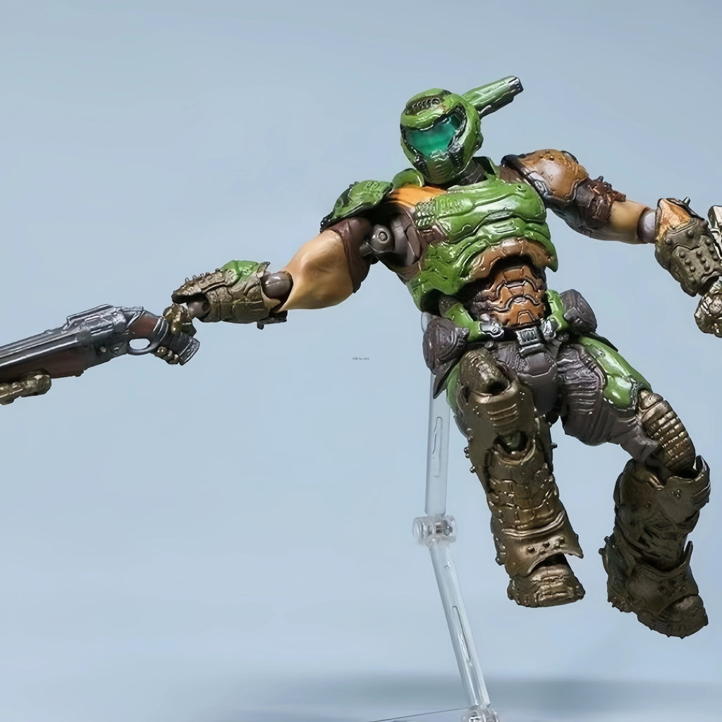 Figura de Acción Figma SP 140 Doom Slayer Eternal, Figura Articulada de PVC, Colección de Anime Destroy Warrior, Modelo Decorativo para Escritorio o Sala de Juegos