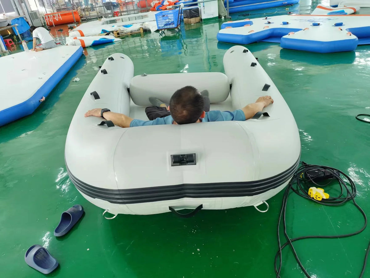 Nuevo Jet Ski inflable tierno para botes de remos, lancha motora de PVC para aguas de lago y océano, uso al aire libre
