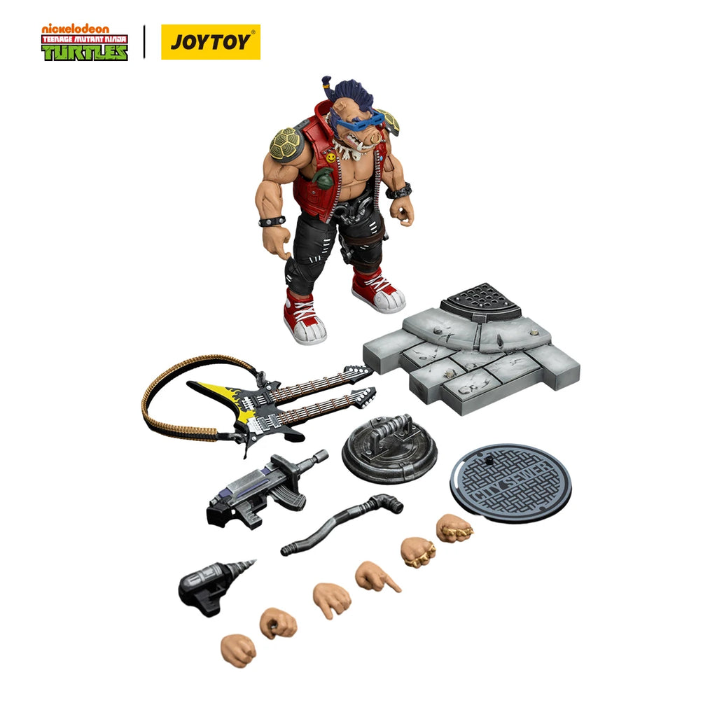 JOYTOY TMNT 1/18 Action Figure Teenage Mutant Ninja Turtles Turtle Shredder Beebop Rocksteady figures Toys