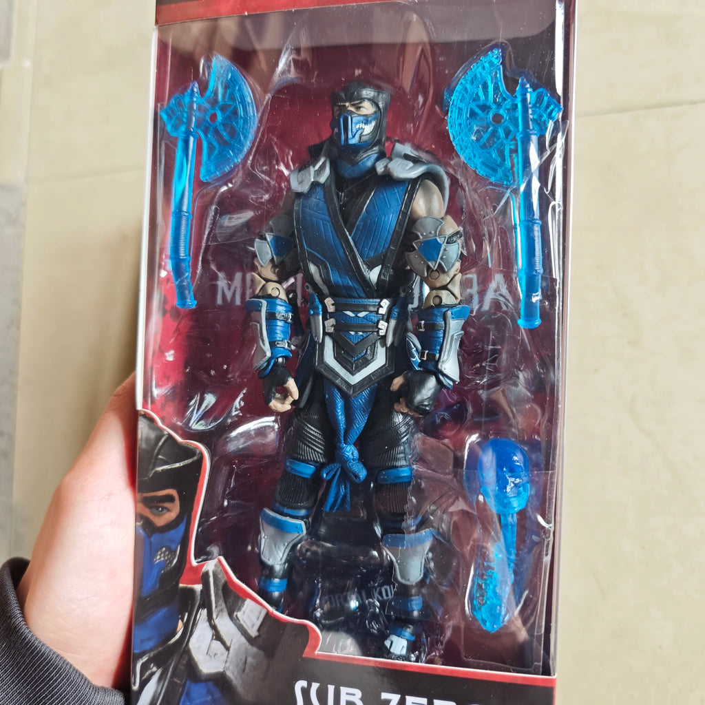 Figura articulada de Anime SUB ZERO SCORPION, modelo de juguete, regalo de Navidad
