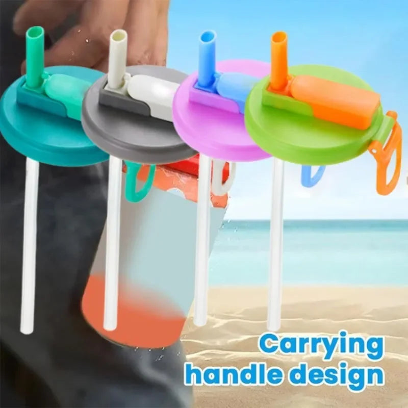 Tapas para latas de refrescos de viaje, pajitas de silicona, cubiertas para latas para bebidas enlatadas, zumo de cerveza, cubiertas sin Bpa, accesorio reutilizable para tapa de tarro