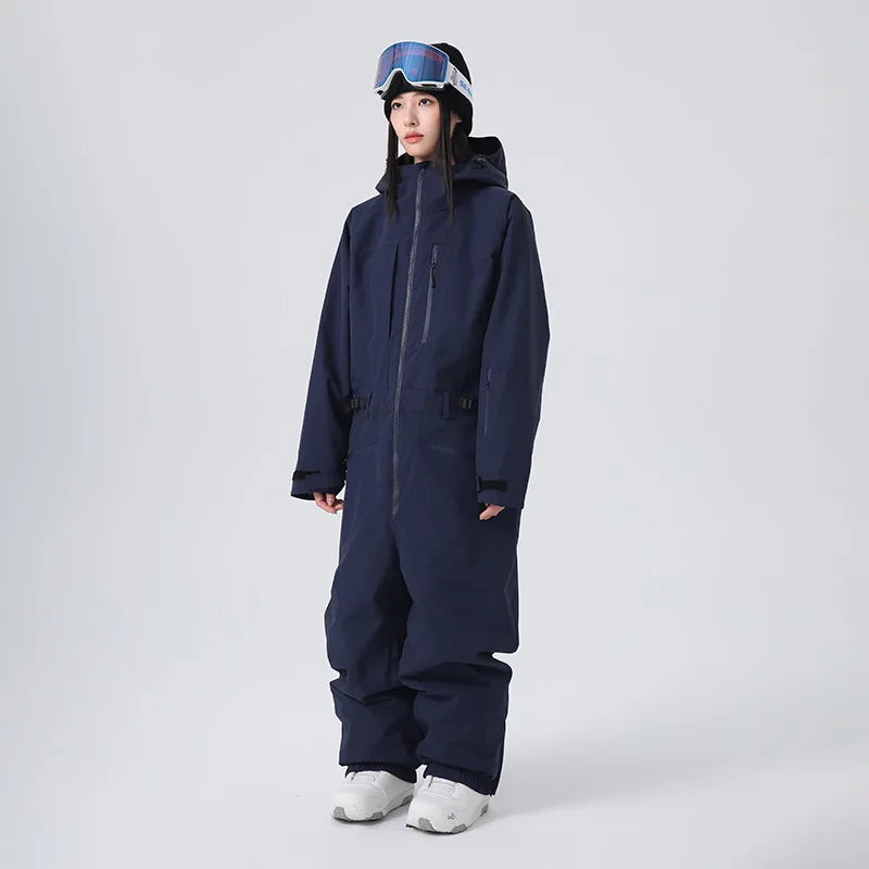 Nuevo Traje de Esquí Impermeable y Cortavientos de 3L, Mono Aislante para Hombre y Mujer, Traje de Snowboard Holgado y Cálido para Deportes al Aire Libre, Traje de Nieve para Invierno