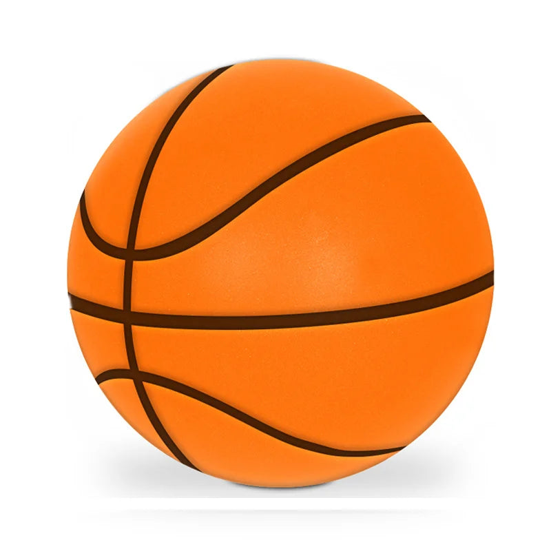 Baloncesto silencioso 2,0, pelota silenciosa para interiores, versión mejorada con línea de ranura, sin ruido, baloncesto deportivo de espuma PU suave y de alta elasticidad