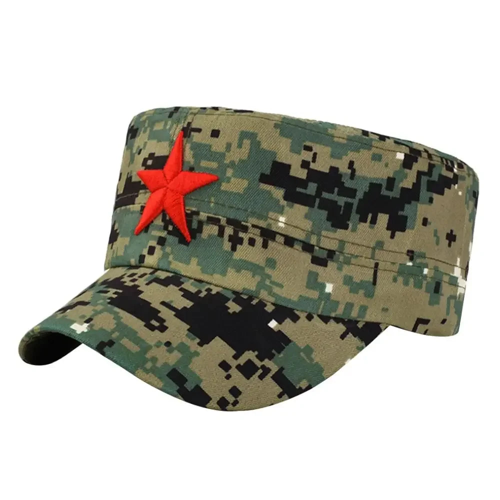 Gorra de algodón unisex para hombre, primavera, verano, playa, al aire libre, calle, estilo urbano, sombrero de sol con estrella roja, dropshipping