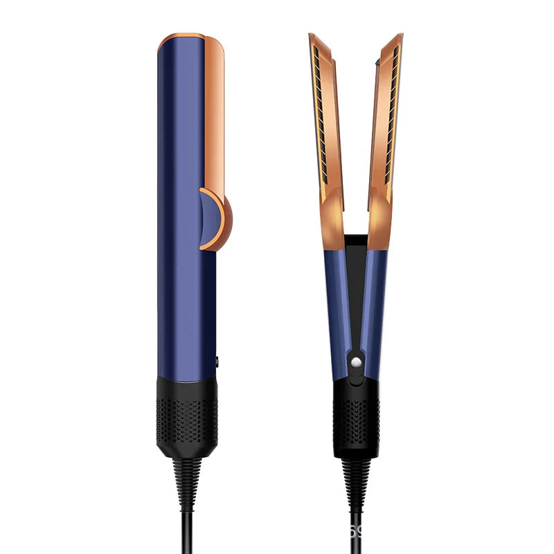 Secador de Pelo y Plancha de Pelo 2 en 1 Profesional, Herramienta de Peinado Eléctrica con Enchufe Europeo para Uso en Casa o Salón
