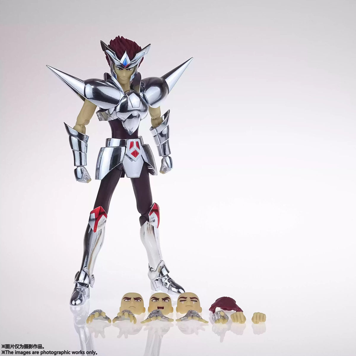 Figura de acción de los Caballeros del Zodiaco, Silver Knights, de CS Model Saint Seiya Myth Cloth EX: Centauro Babel/Arachne/Dante/Capella/Asterion