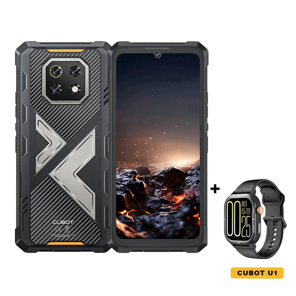 Smartphone resistente y delgado Cubot KingKong ES 3 Android 15, batería de 10200mAh, 16GB de RAM (6+10), 256GB de ROM, pantalla de 6,745 pulgadas a 120Hz, NFC