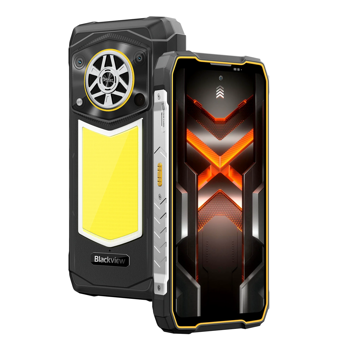 Smartphone robusto Blackview ROCK 5, 48 GB (12+36) RAM + 256 GB ROM, pantalla 2.4K de 6.78", batería de 20000 mAh, Android 16, cámara de 108 MP, NFC, huella dactilar, linterna para acampar, luz de relleno IR para reconocimiento, carga rápida de 33 W