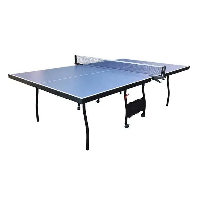 Nueva llegada mesa de tenis de mesa estable portátil con rueda Universal, mesa de pingpong de tren para adolescentes de estadio de patio trasero
