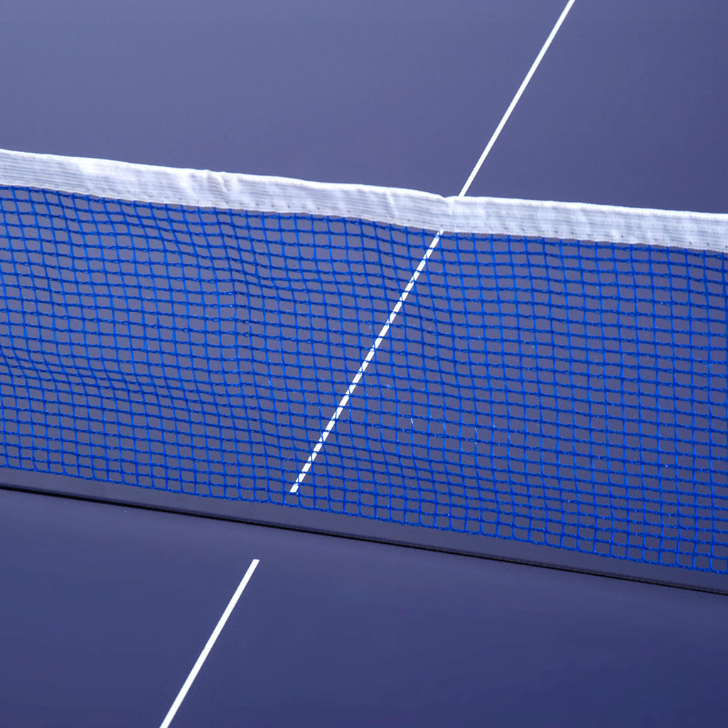 HOMCOM Mesa de Ping-Pong Plegable con Red 182x91x76 cm Azul