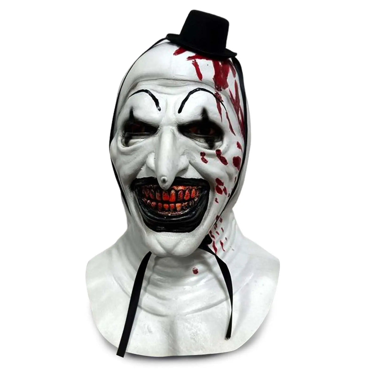 Máscara de zombis de payaso de arte terrorífico de Halloween, máscara sangrienta malvada de terror aterrador, fiesta de disfraces de demonio espeluznante para fiesta, accesorios de Cosplay
