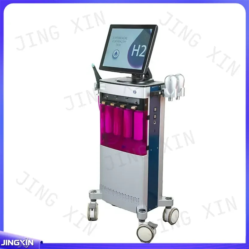 Máquina Facial Profesional de Oxígeno y Agua para Hidratación Profunda, Cuidado de la Piel, Limpieza de Poros, Equipo de Belleza para Spa y Salón