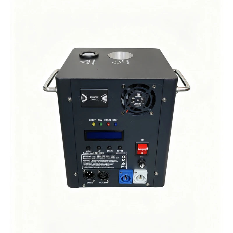 Máquina de chispas frías de 750W con control remoto DMX, máquina de efectos especiales, máquinas de fuegos artificiales para fiestas, bodas, discotecas, DJ, bares, eventos y bailes.