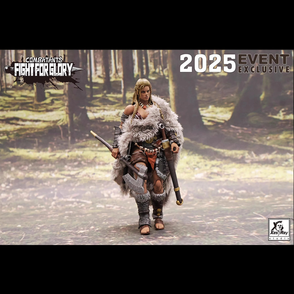Nuevo en Stock 2025: Figura Original 1/12 XesRay Fight for Glory, Combatientes, Edición Exclusiva del Evento 2025, Figura de Acción Dorada, Modelo de Juguete