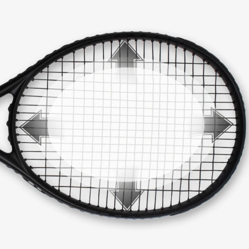 Raqueta de tenis profesional, fabricada íntegramente en fibra de carbono, para adultos, ligera, ideal para competiciones, portátil y resistente, equipo deportivo.