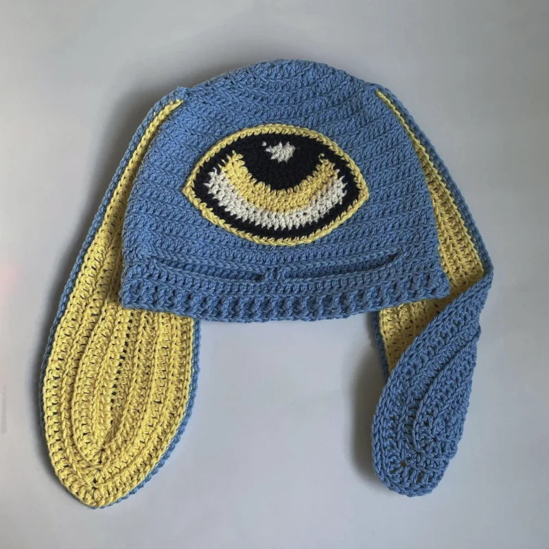 Gorro de orejas de animales de dibujos animados para niñas, máscara a prueba de viento, gorro de Snowboard cálido de invierno, Cosplay de Halloween