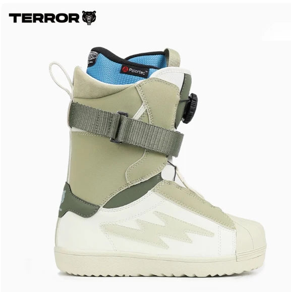 En oferta, botas de Snowboard cálidas para hombres y mujeres, equipo de esquí profesional, botas de nieve de uso rápido para Snowboard