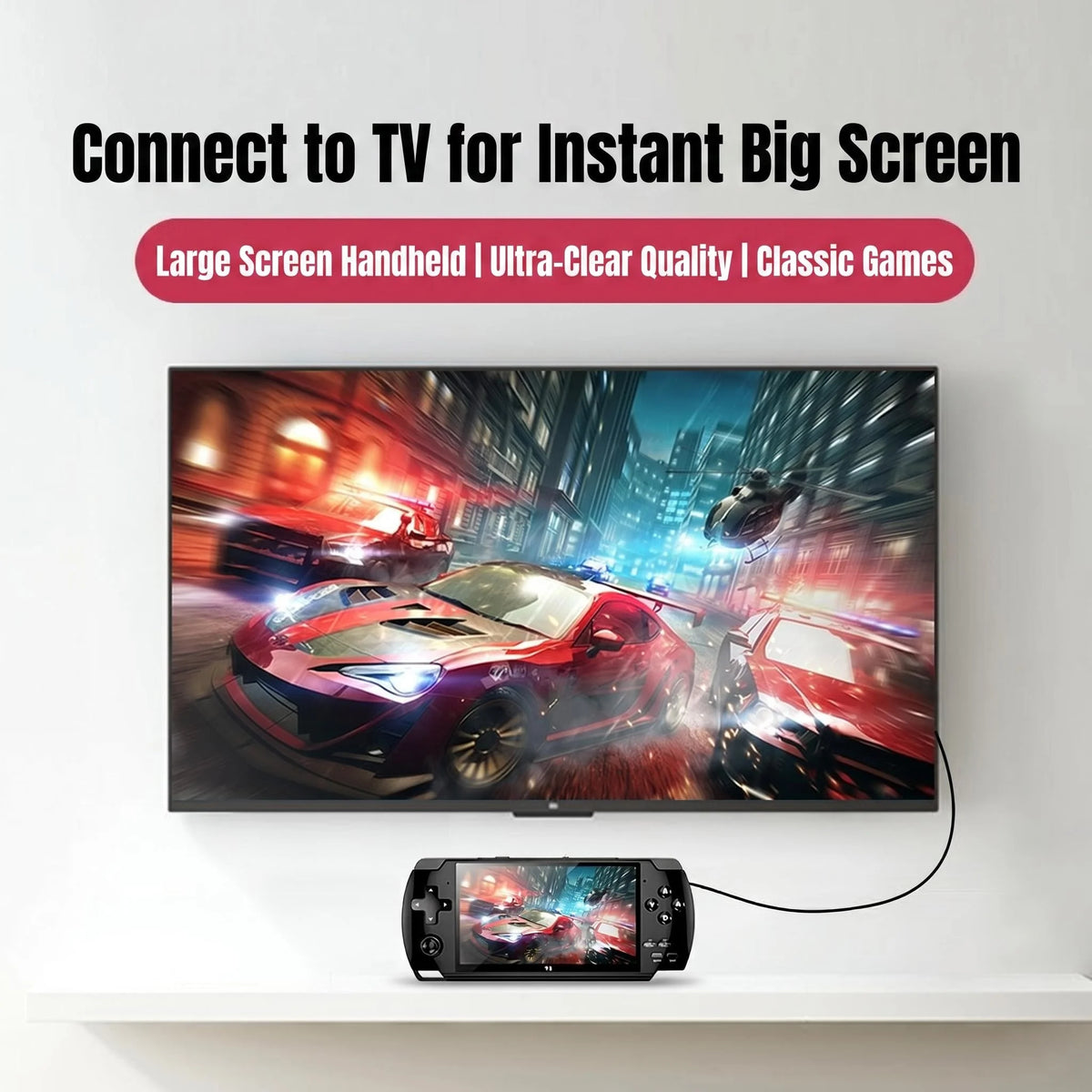 Retro Handheld Game Console 4.5 Inch IPS Screen Linux System Portable Game Device Pocket Handheld Game Player Built-in Classic G