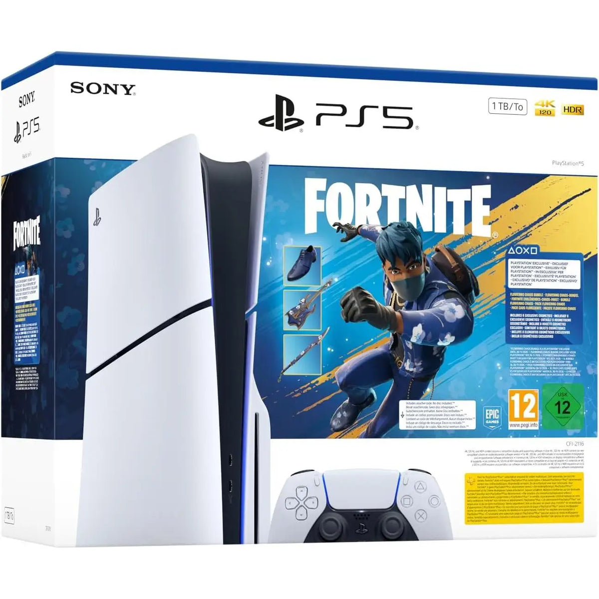 PS5 Consola 1TB Standard Slim White - Europea- Original - Blanca con lector de discos