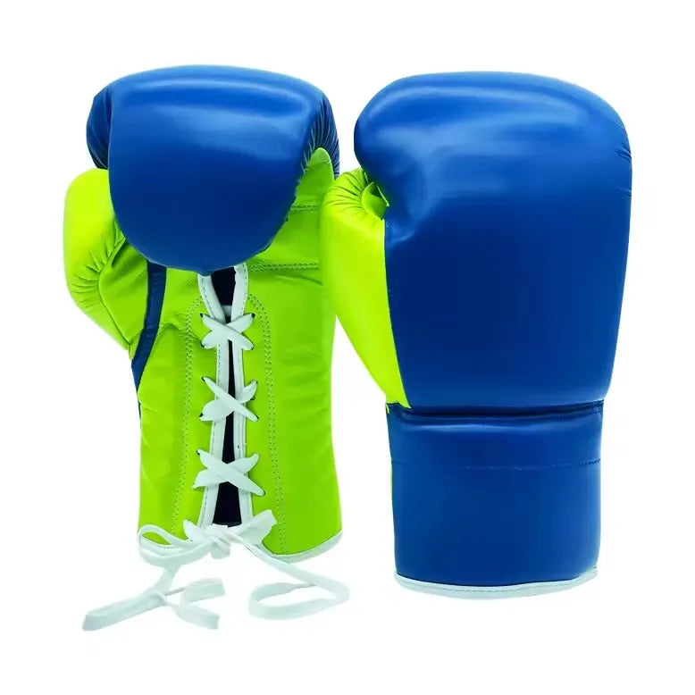 Guantes de Boxeo de Cuero Ultrafino Personalizados OEM ODM, Suaves y Cómodos, Estilo de Cierre para Entrenamiento de MMA, Muay Thai y Taekwondo