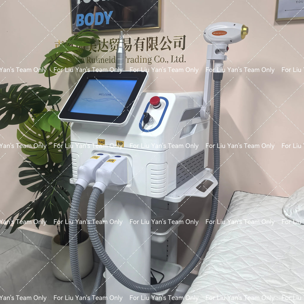 Máquina Láser de Diodo 2 en 1 de Picosegundos 808nm 755nm 1064nm para Depilación Permanente, Eliminación de Tatuajes y Rejuvenecimiento de la Piel