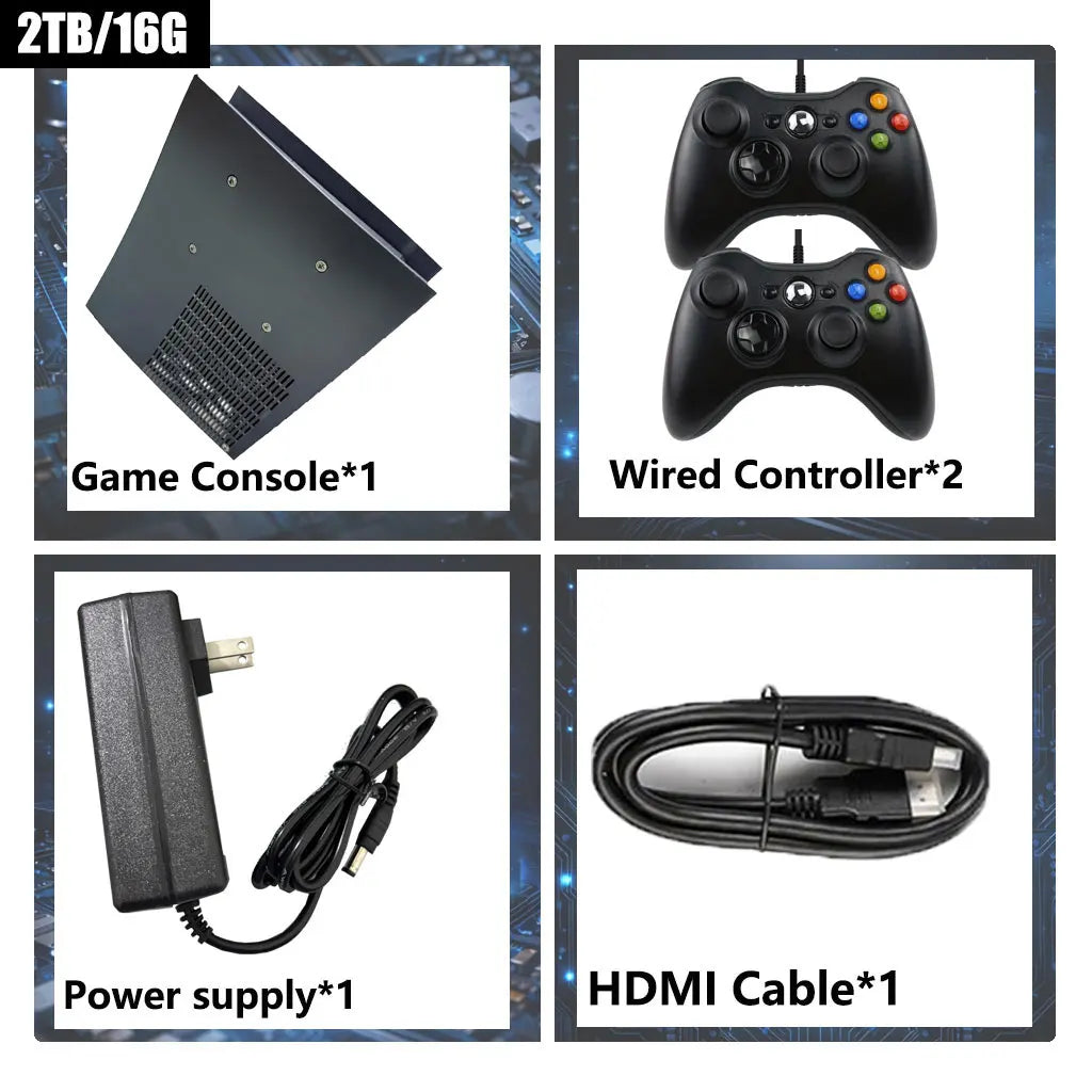 Nueva CPU AC1 Pro Actualizada con Sistema Dual, Funciones de Win11, 2/4 TB de ROM, 8/16 GB de RAM y Más de 99,999 Juegos para Switch, PS2, PS3, XBOX, NGC