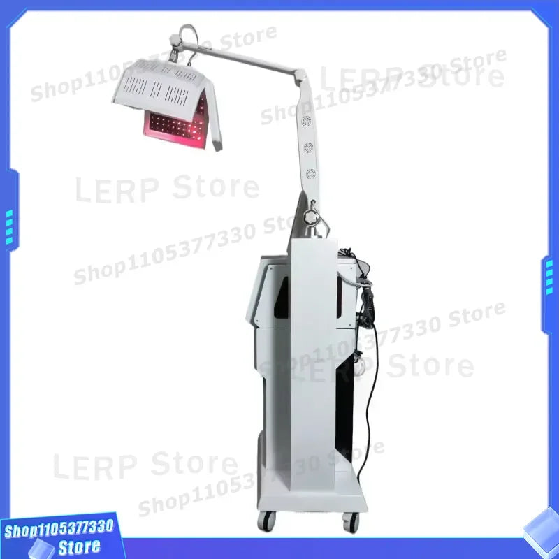 Máquina de crecimiento capilar con láser de diodo 650nm, cuidado del cuero cabelludo, anticaída, terapia de fotones LLLT PDT, equipo de belleza para salón y spa.