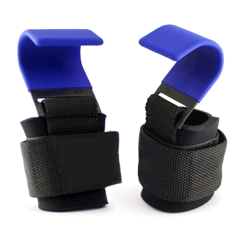 Ganchos de agarre para levantamiento de pesas con correas de muñeca, correas de barra para gimnasio, correas de gancho para levantamiento de pesas, correas para dominadas, guantes de levantamiento de potencia