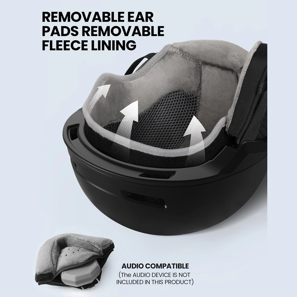Casco de Esquí OutdoorMaster MIPS con Orejeras, 8 Ventilaciones Ajustables, PC+EPS, Alta Calidad, para Snowboard, Esquí, Skateboard y Deportes al Aire Libre