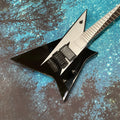 Guitarra Eléctrica de 6 Cuerdas, Diapasón de Palisandro, Sistema de Trémolo de Doble Bloqueo, Guitarra Eléctrica Ideal para Shred