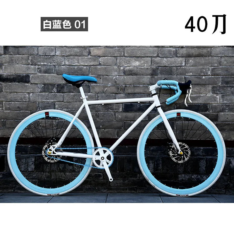 Bicicleta de carretera Bike Live Fly para hombre, modelo deportivo completo, superligera, con freno de disco, neumáticos sólidos de 24" y 26", bicicleta de carretera de carbono para adultos