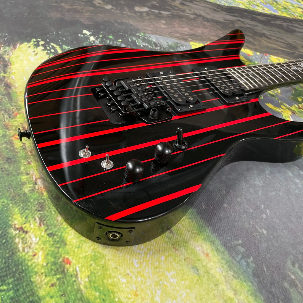 Guitarra eléctrica clásica de 6 cuerdas, con doble pastilla para speed-picking, guitarra eléctrica de metal rock